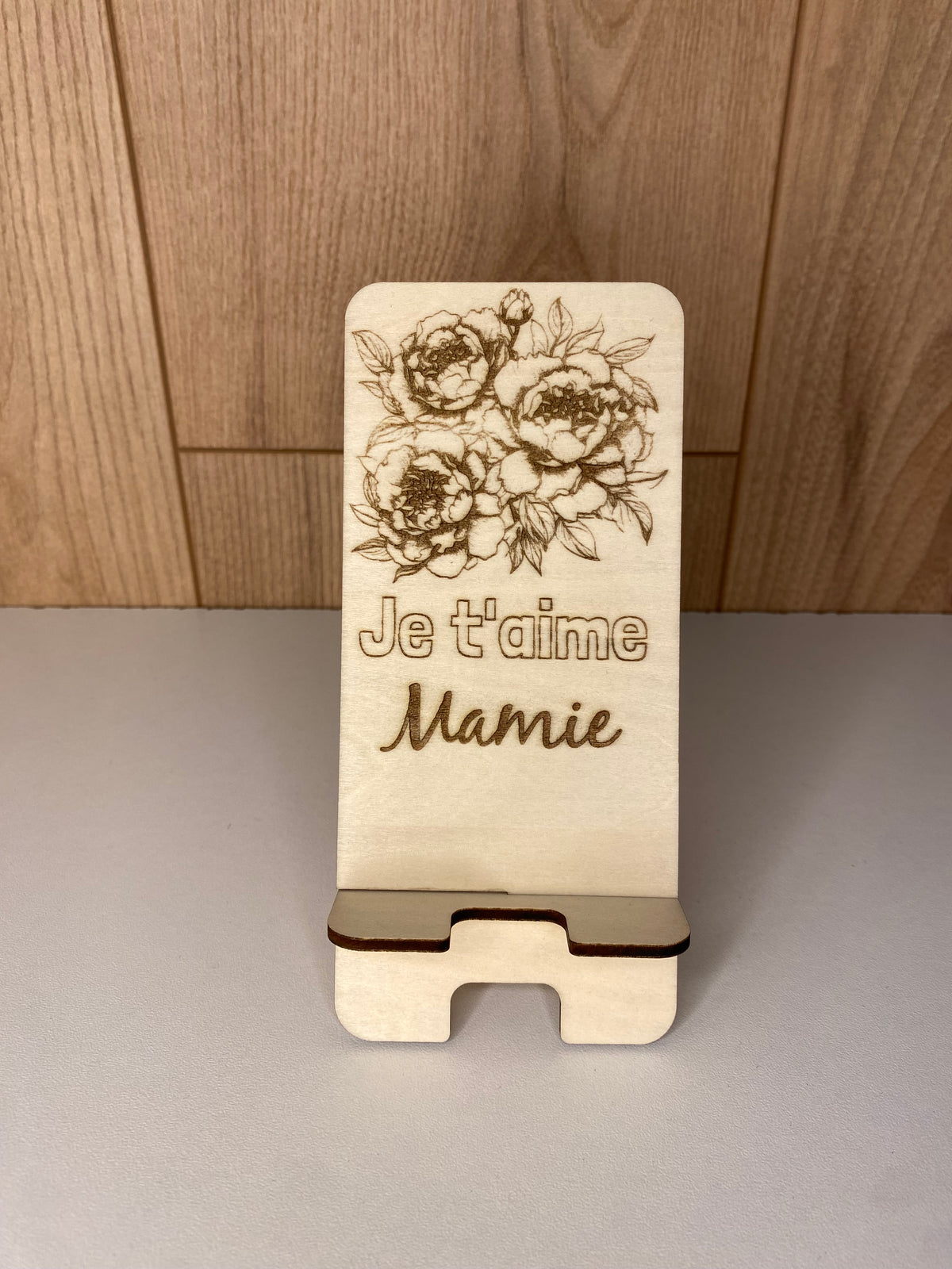 Support Téléphone Je t’aime Mamie