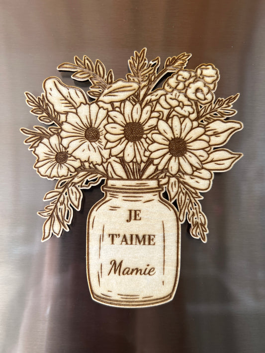 Magnet « Je t’aime Mamie »