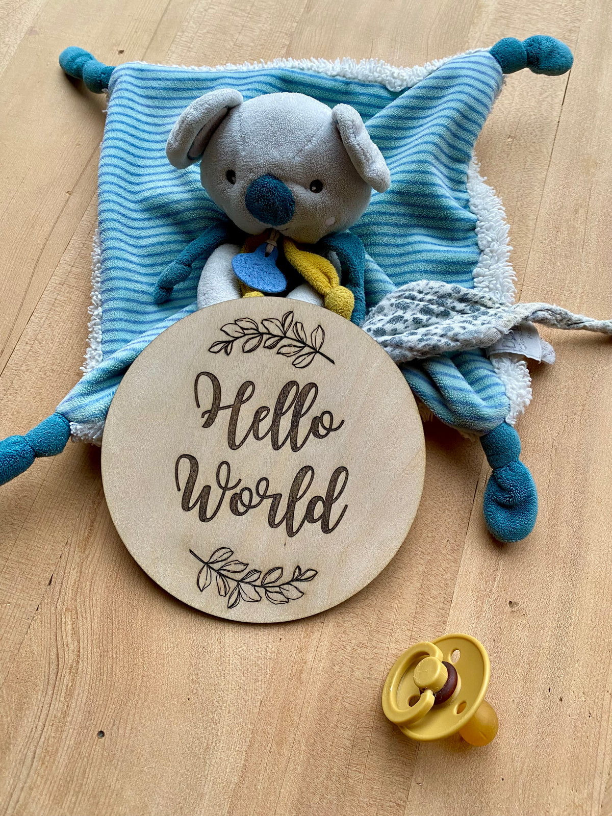 Cartes étapes Bébé en bois