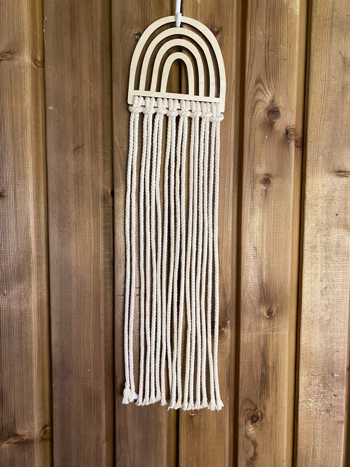 Porte barrette macramé