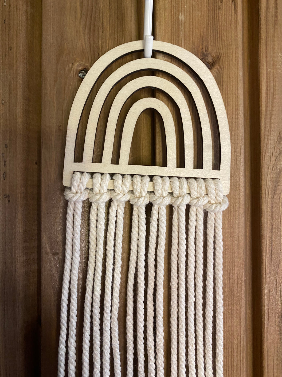 Porte barrette macramé
