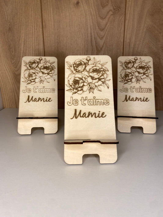 Support Téléphone Je t’aime Mamie