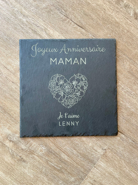 Plateau Ardoise personnalisé