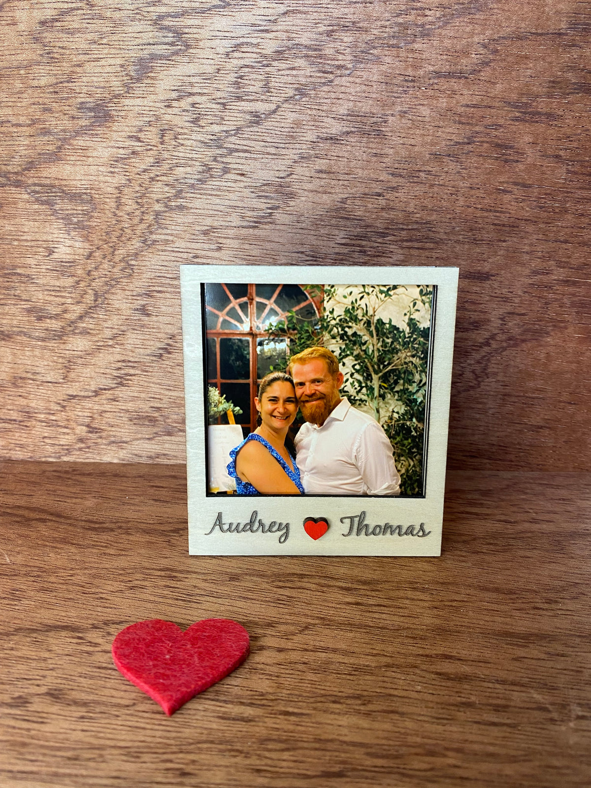 Duo Magnets Polaroïd Cadre Photo Saint Valentin